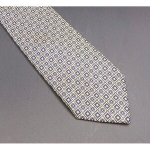 Jos. A Bank Executive Collection Neck Tie Geometric 59 X 3 Blue Flowers NWT
